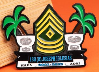 Soft Enamel On Both Sides - Challenge Coins