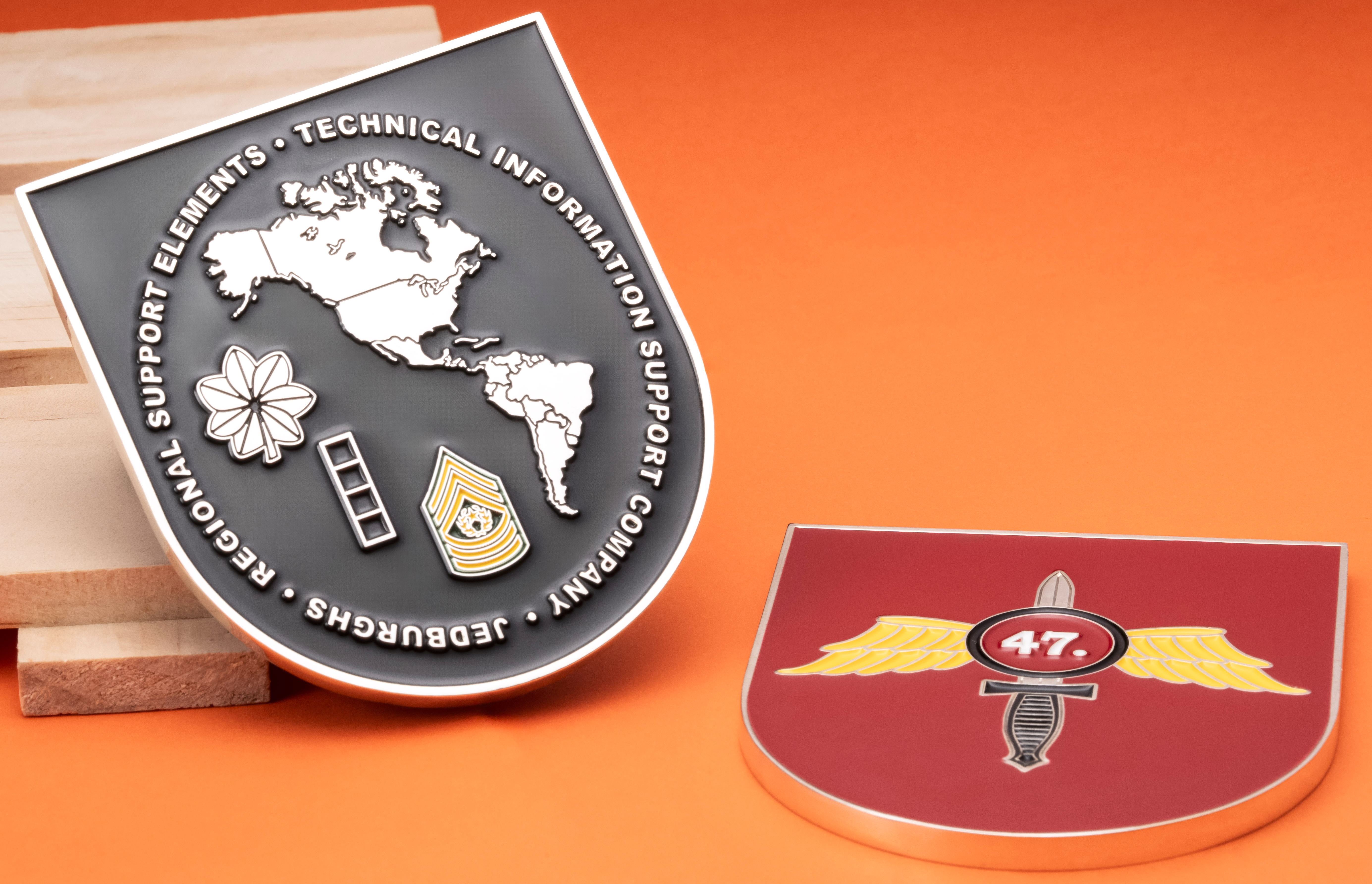 Soft Enamel On Both Sides - Challenge Coins